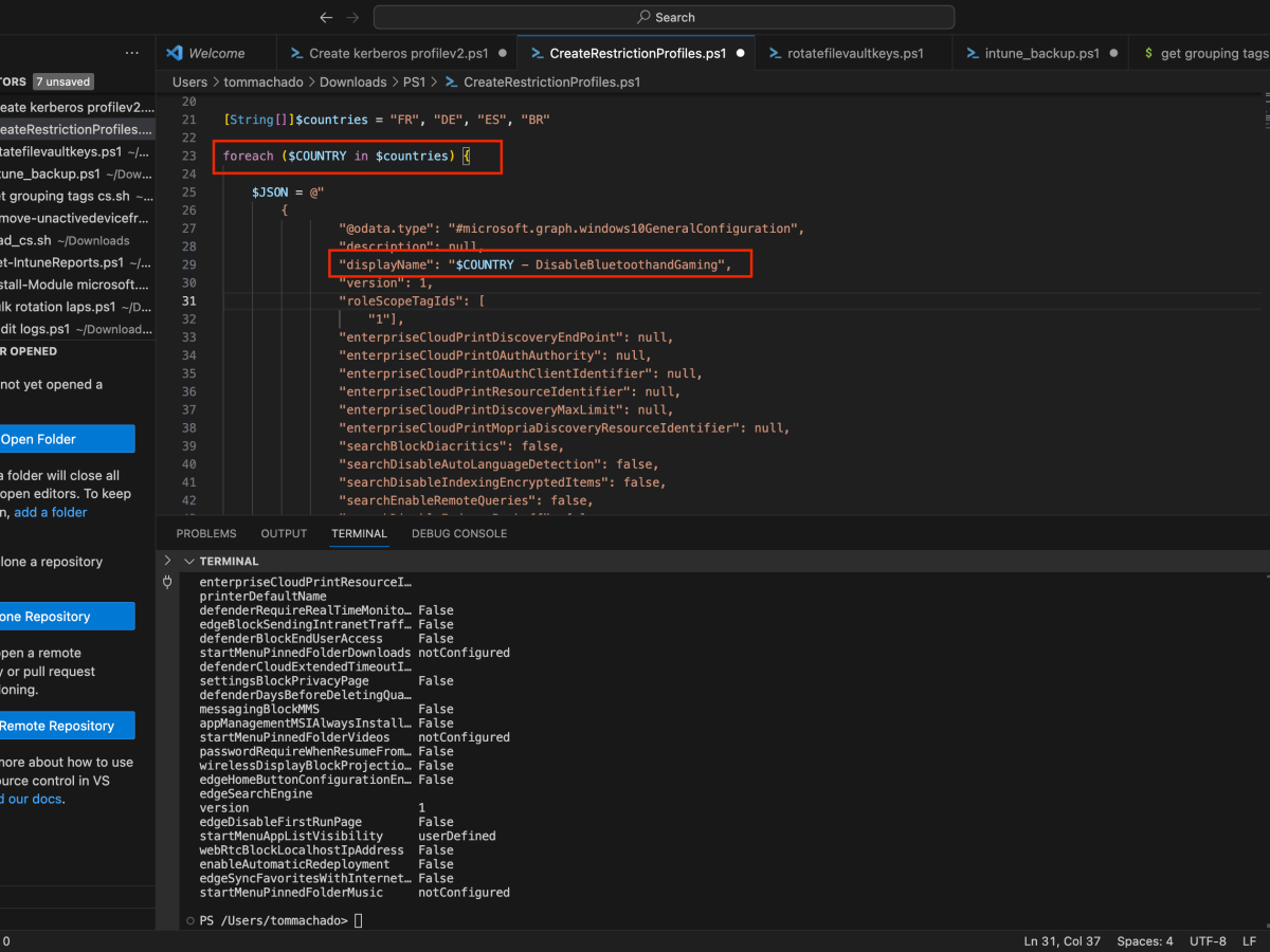 Efficiency Unleashed : Create Intune Configuration Profiles with&nbsp;Powershell