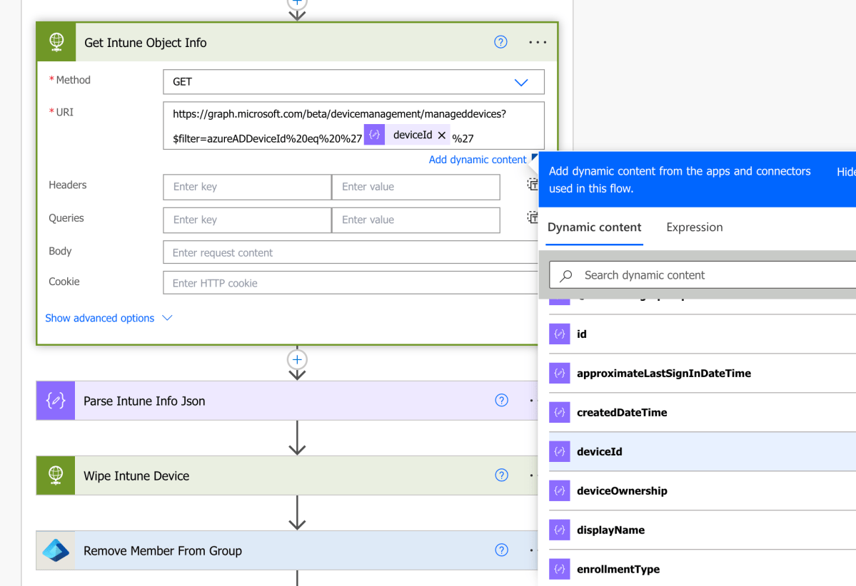 Intune + Power Automate : Automate Wipe Remote Action for Lost&nbsp;Devices